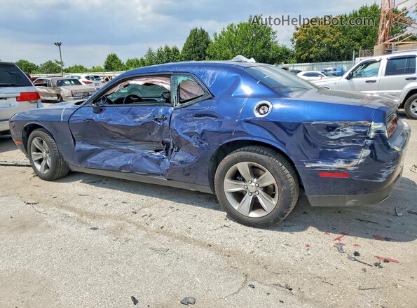 2C3CDZAG3GH285126 2016 DODGE CHALLENGER Blue უკანა მარცხენა