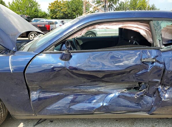 2C3CDZAG3GH285126 2016 DODGE CHALLENGER Blue წინა სალონის ხედი