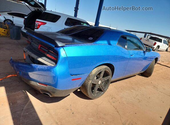 2C3CDZAG3JH333117 2018 DODGE CHALLENGER Blue Հետևի աջ