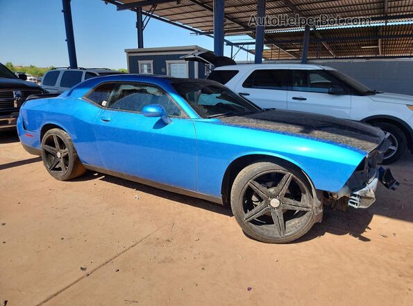 2C3CDZAG3JH333117 2018 DODGE CHALLENGER Blue Առջևի աջ
