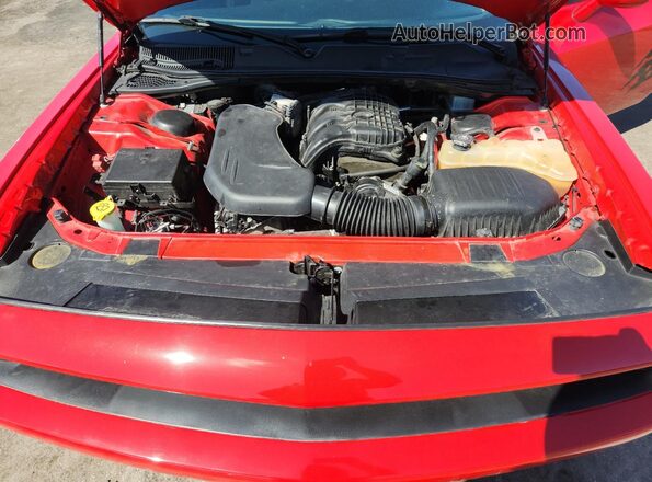 2C3CDZAG3KH606722 2019 DODGE CHALLENGER Red Vista interior trasera