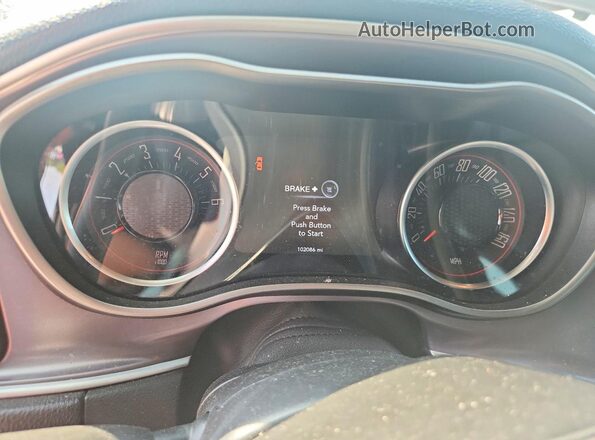 2C3CDZAG3KH649845 2019 DODGE CHALLENGER Черный Вид щитка приборов