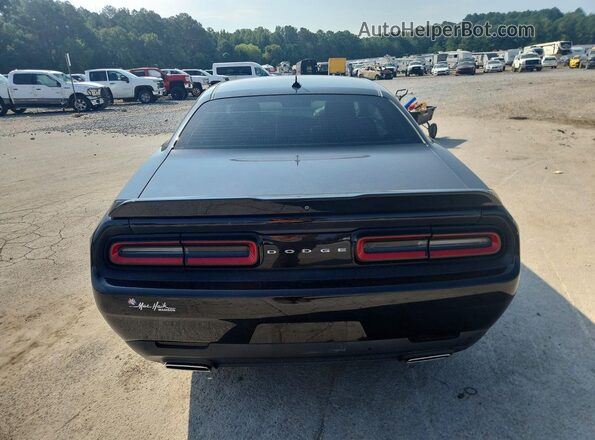 2C3CDZAG3KH649845 2019 DODGE CHALLENGER Black Вид ззаду