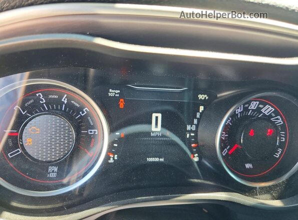2C3CDZAG3KH708392 2019 DODGE CHALLENGER Black ხელსაწყოთა პანელის ხედი