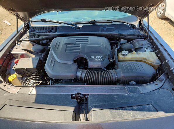 2C3CDZAG3KH708392 2019 DODGE CHALLENGER Black უკანა სალონის ხედი