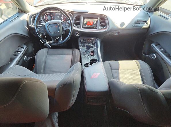 2C3CDZAG3KH708392 2019 DODGE CHALLENGER Black წინა პანელის ხედი