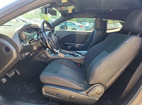 2C3CDZAG3KH708392 2019 DODGE CHALLENGER Black წინა სალონის ხედი