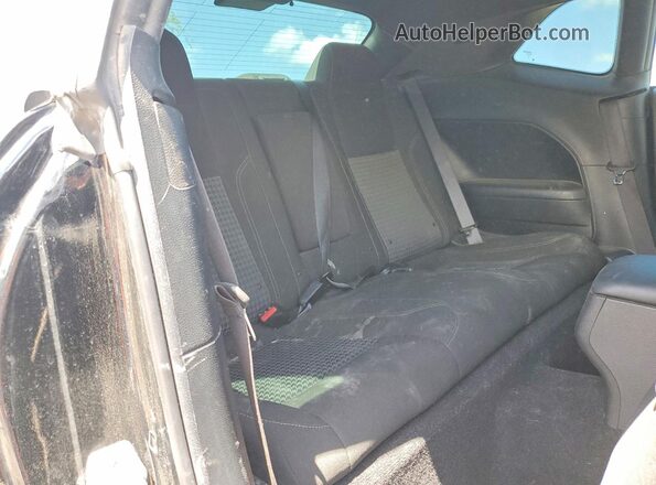 2C3CDZAG3LH214857 2020 DODGE CHALLENGER Black Vista de los asientos traseros