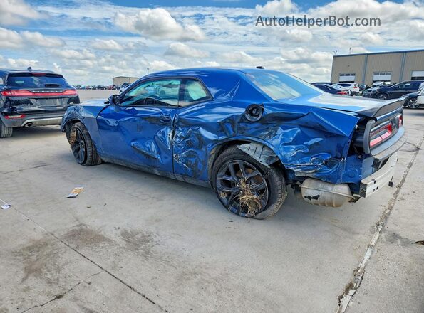 2C3CDZAG3MH530969 2021 DODGE CHALLENGER Blue Հետևի ձախ