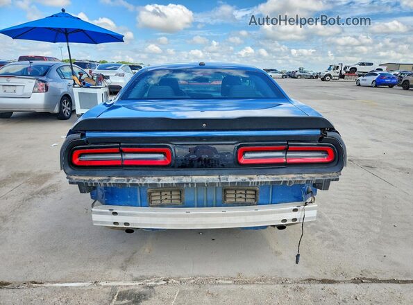 2C3CDZAG3MH530969 2021 DODGE CHALLENGER Blue Հետևի տեսք