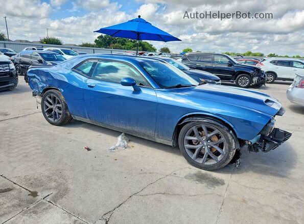 2C3CDZAG3MH530969 2021 DODGE CHALLENGER Blue Առջևի աջ