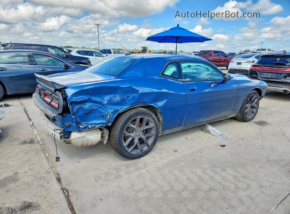 2C3CDZAG3MH530969 2021 DODGE CHALLENGER Blue Հետևի աջ