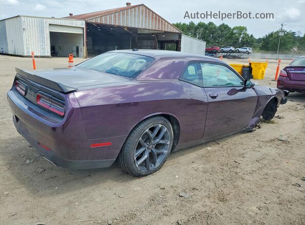 2C3CDZAG3NH245898 2022 DODGE CHALLENGER Purple Rear right