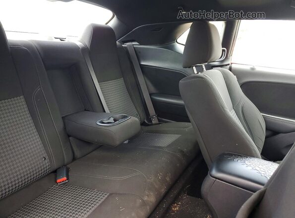 2C3CDZAG3NH245898 2022 DODGE CHALLENGER Purple Rear seats view