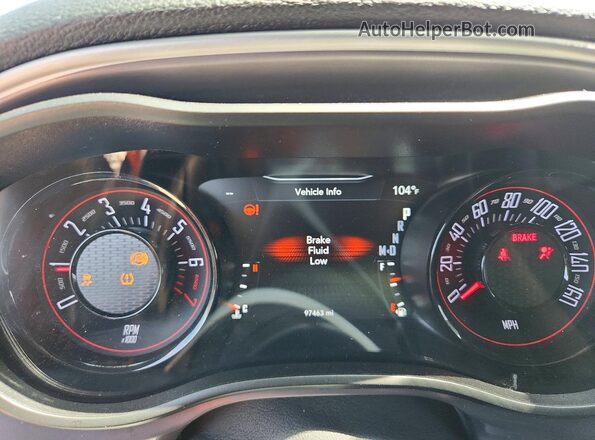 2C3CDZAG3NH245898 2022 DODGE CHALLENGER Purple Instrument cluster view