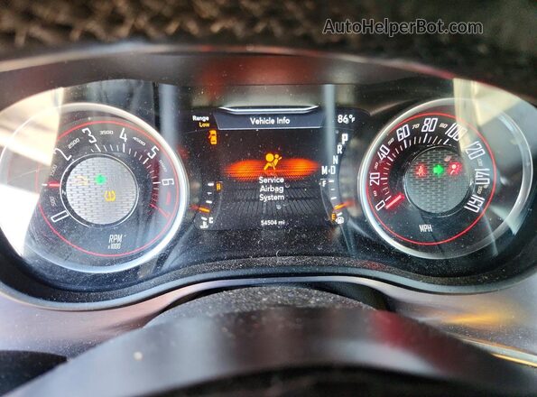 2C3CDZAG4GH297009 2016 DODGE CHALLENGER Оранжевый Вид щитка приборов