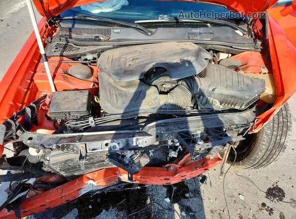 2C3CDZAG4GH297009 2016 DODGE CHALLENGER Оранжевый Вид задней части салона