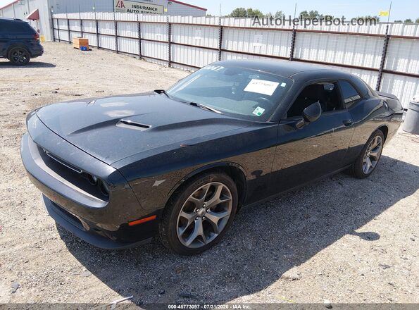 2C3CDZAG4HH540710 2017 DODGE CHALLENGER Черный Передняя левая четверть