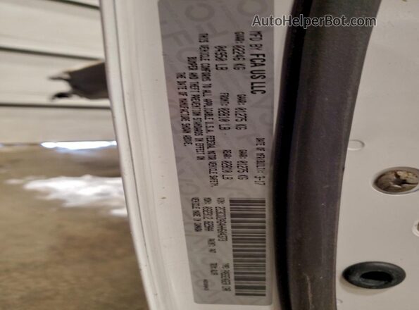 2C3CDZAG4HH604373 2017 DODGE CHALLENGER White Вид наклейки з VIN-кодом