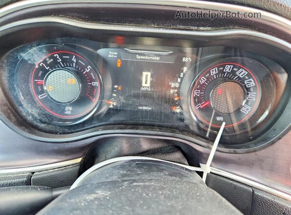 2C3CDZAG4HH636062 2017 DODGE CHALLENGER Gray Widok zestawu wskaźników