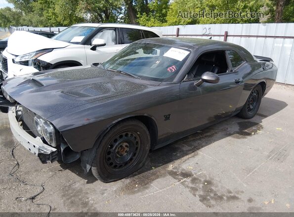 2C3CDZAG4HH659681 2017 DODGE CHALLENGER Gray წინა მარცხენა ხედი სამი მეოთხედიდან