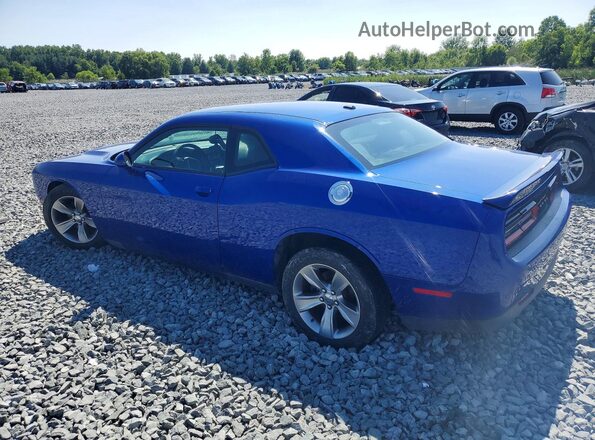 2C3CDZAG4JH199511 2018 DODGE CHALLENGER Blue Tył lewy