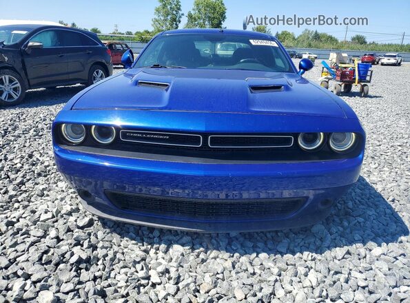 2C3CDZAG4JH199511 2018 DODGE CHALLENGER Blue Widok z przodu
