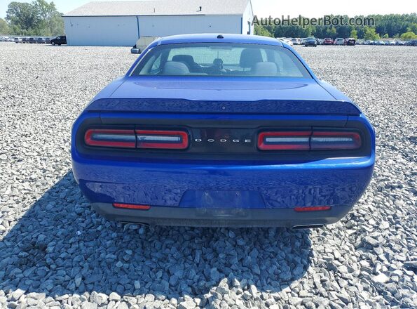 2C3CDZAG4JH199511 2018 DODGE CHALLENGER Blue Widok z tyłu