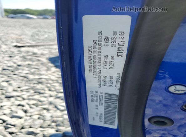 2C3CDZAG4JH199511 2018 DODGE CHALLENGER Blue Widok komory silnika