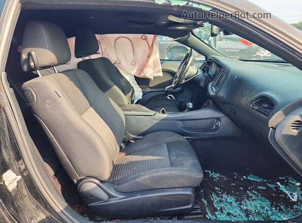 2C3CDZAG4JH231812 2018 DODGE CHALLENGER Black Вид задніх сидінь