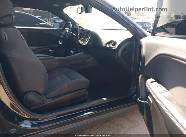2C3CDZAG4KH669876 2019 DODGE CHALLENGER Black Widok wnętrza z przodu