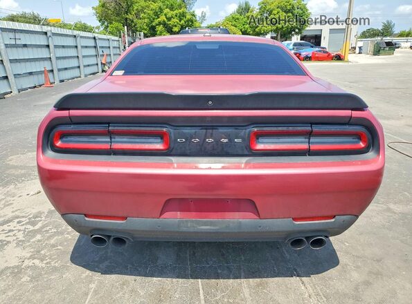 2C3CDZAG4KH691716 2019 DODGE CHALLENGER Бордовый Вид сзади