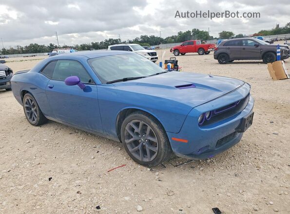 2C3CDZAG4LH182825 2020 DODGE CHALLENGER Синий Передняя правая четверть