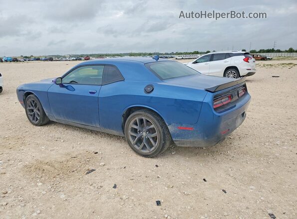 2C3CDZAG4LH182825 2020 DODGE CHALLENGER Синий Задняя левая четверть