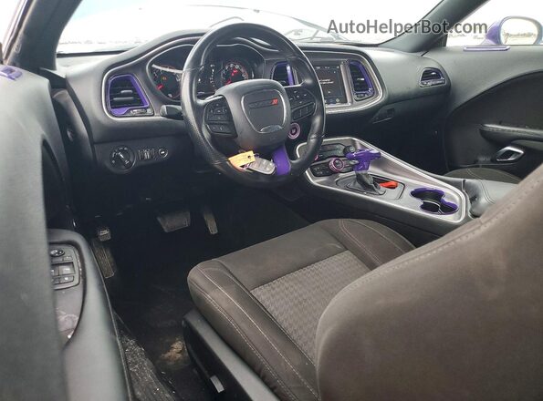 2C3CDZAG4LH182825 2020 DODGE CHALLENGER Синий Вид панели приборов