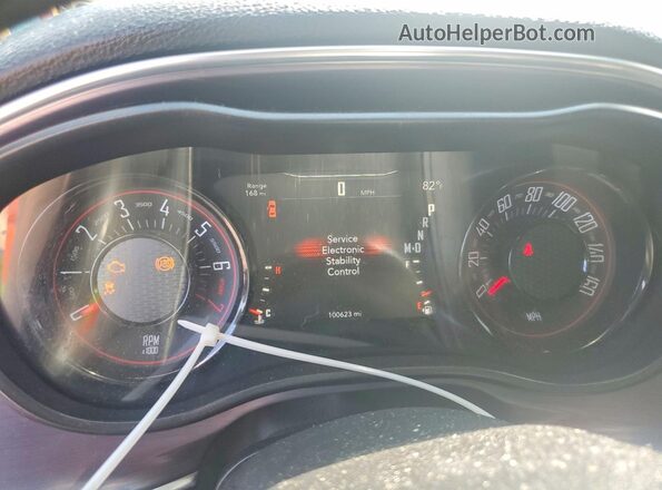 2C3CDZAG5GH184959 2016 DODGE CHALLENGER White Vista del cuadro de instrumentos