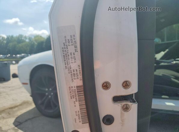 2C3CDZAG5GH184959 2016 DODGE CHALLENGER White Vista de la etiqueta del VIN