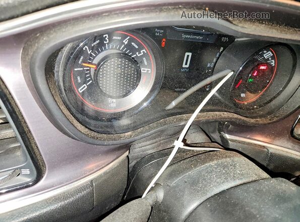 2C3CDZAG5GH217846 2016 DODGE CHALLENGER Charcoal Instrument cluster view