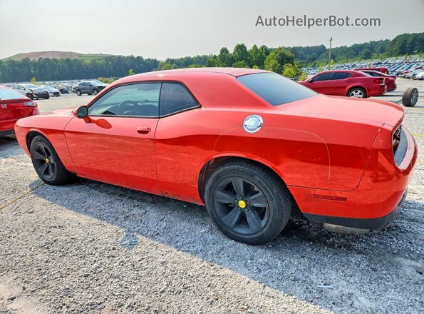 2C3CDZAG5GH353622 2016 DODGE CHALLENGER Orange Rear left