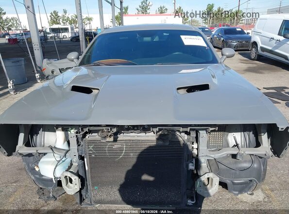 2C3CDZAG5HH629170 2017 DODGE CHALLENGER Gray Widok wnętrza z tyłu