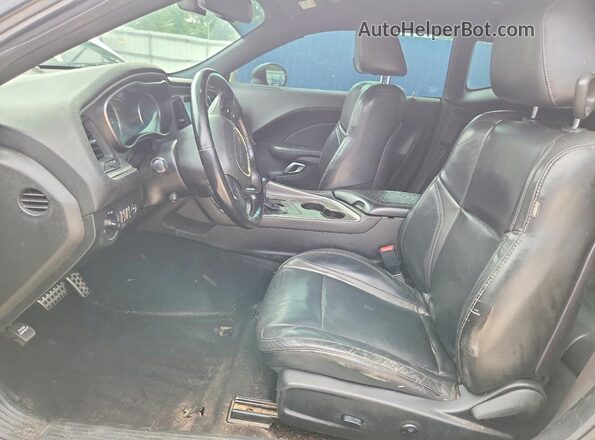 2C3CDZAG5KH730801 2019 DODGE CHALLENGER Black Widok wnętrza z przodu