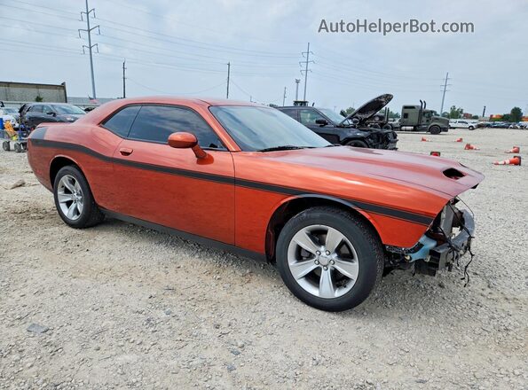2C3CDZAG5MH533288 2021 DODGE CHALLENGER Оранжевый Передняя правая четверть