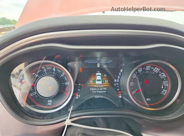 2C3CDZAG5MH533288 2021 DODGE CHALLENGER Оранжевый Вид щитка приборов