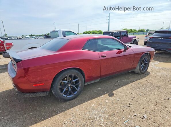 2C3CDZAG5MH572639 2021 DODGE CHALLENGER Burgundy Tył prawy