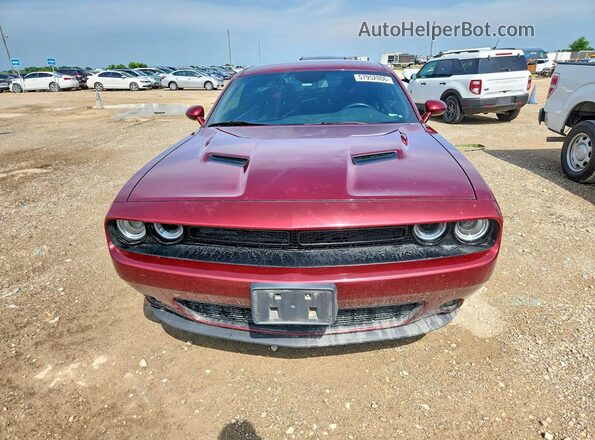 2C3CDZAG5MH572639 2021 DODGE CHALLENGER Burgundy Widok z przodu