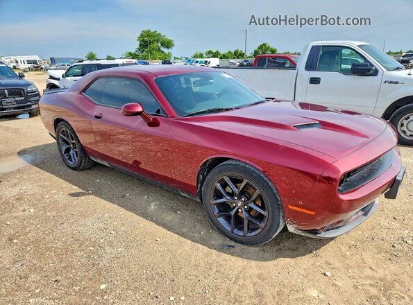 2C3CDZAG5MH572639 2021 DODGE CHALLENGER Burgundy Przód prawy