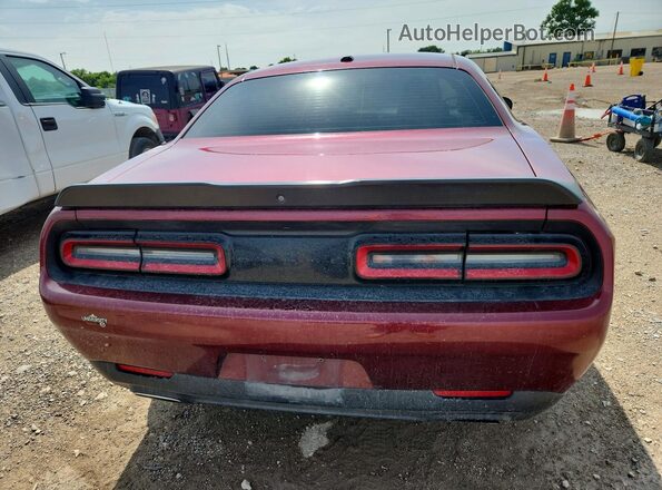 2C3CDZAG5MH572639 2021 DODGE CHALLENGER Burgundy Widok z tyłu