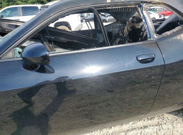 2C3CDZAG5NH143678 2022 DODGE CHALLENGER Black Widok wnętrza z przodu