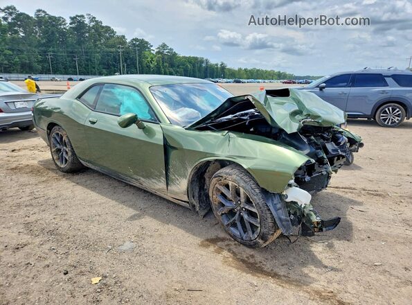 2C3CDZAG5NH165440 2022 DODGE CHALLENGER Зеленый Передняя правая четверть