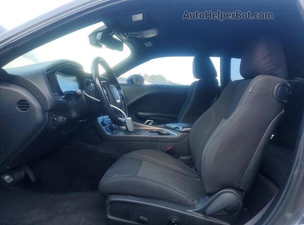 2C3CDZAG6GH148486 2016 DODGE CHALLENGER Gray წინა სალონის ხედი